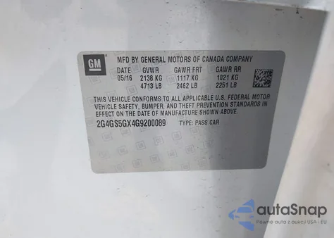 2016 Buick Regal Turbo Premium Ii из США, поврежденный, VIN 2G4GS5GX4G9200089